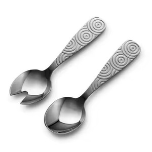 Servidores de ensalada de cabeza de ciervo de diseñador, mango final, espejo de Metal plateado resistente, pulido, nuevos servidores de ensalada decorativos de lujo - Product Image 3