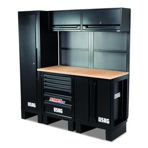 Muebles de Taller Usag con Gabinetes para Herramientas con Superficie de Madera para una Mejor Legibilidad y Visibilidad en los Motores de Búsqueda - Product Image 1