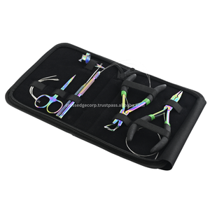 Premium Multi Hair Extension Tools kit Includes Micro Beads Remover and Crimping Plier also Hair Pulling Hook Tool and Scissor - Product Image 1