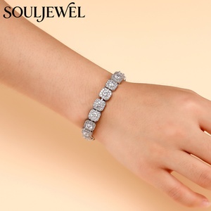 Kompatibel mit dem 78910 Luxus-Moissanit Atmungsaktives Apple Watch Armband Geeignet für 38mm/42mm Modelle 16 Zoll Länge - Product Image 3