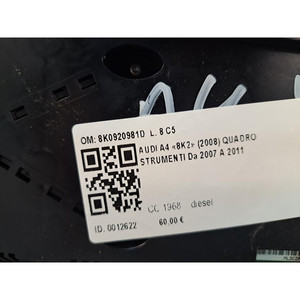 แผงมาตรวัดความเร็ว AUDI A4 Avant (8K5) 8K0920981D (08>15) - Product Image 6
