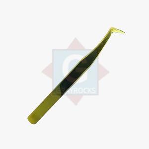 Pince à cils en acier inoxydable de marque privée de haute qualité outils d'extension de cils de volume couleur argent - Product Image 3