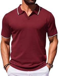 Polo en coton personnalisé chemises de sport pour hommes polo à logo t-shirts décontracté - Product Image 2