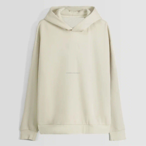 Sweat-shirts surdimensionnés pour hommes en coton 100% poids lourd, logo brodé personnalisé, épaules tombantes, unisexe, 400 g/m², vêtements d'hiver épais - Product Image 3