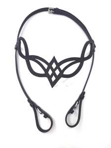 Cabestro de Cristal Color Oro Rosa de Alta Calidad, Herrajes de Latón Duraderos, Estilo Ecuestre Occidental, Cuero Internacional Personalizable - Product Image 4