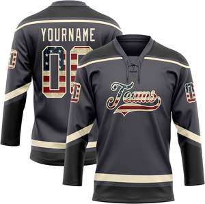 Nuevo diseño OEM Custom Professional Ice Hockey Jersey para hombres Custom Made Ice Hokey Jersey para hombres Deportes - Product Image 5