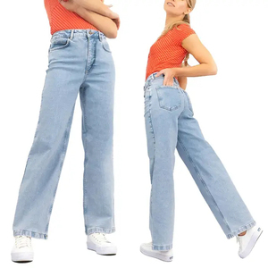 Jeans de Algodón para Mujer, Estilo Vintage, Alta Calidad, Ecológicos, Opciones Personalizables OEM, Gran Venta - Product Image 4