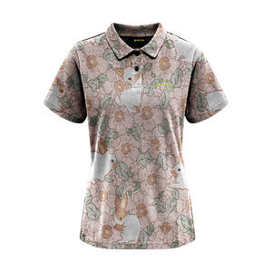Camiseta de polo informal de alta calidad para mujer, camisetas sublimadas transpirables con logotipo personalizado, Fabricante Mayorista OEM - Product Image 1