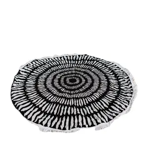 Cotton Round Towel Suppliers High Quality Cotton Round Beach Towel Printed Beach Towel New Design Exporter in India..