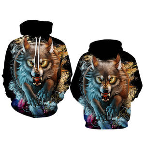 Custom Jogger <b>Jumpers</b> 2-Piece Set Oversize Winter <b>Fleece</b> Hoodie Sweatshirt <b>Men</b> Women Anti-Shrink Sublimated Printed Pattern ODM - Product Image 6