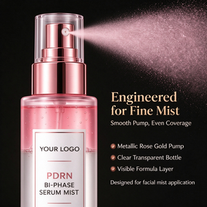Suero Facial Biphasé PDRN de Marca Personalizada, Spray Facial Refrescante e Hidratante, Envases Cosméticos Disponibles - Product Image 2