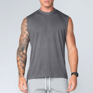 Chaleco Deportivo Transpirable para Hombre, Top Deportivo Moderno, Camiseta sin Mangas para Gimnasio, Ropa de Entrenamiento, Top Largo Antiencogimiento para Yoga - Product Image 5