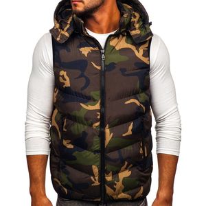 Chaleco Acolchado Personalizado de Lana de Invierno de Alta Calidad, Transpirable, Informal, Chaqueta sin Mangas para Hombre, Servicio OEM - Product Image 2