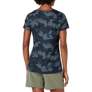 T-shirt léger pour femme, tricot respirant à l'intérieur, forme lisse, extensible doux, zone d'aération, texture douce, mouvement quotidien - Product Image 6