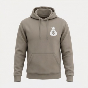 Sweat-shirts à capuche unisexes en coton premium 400 GSM, épais, chauds et confortables, prix usine, vente en gros, personnalisables - Product Image 1