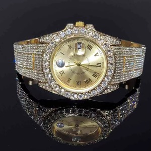 High Quality Iced Out Moissanite <b>Watch</b> Vvs Bust Down Hip Hop Automatic Mechanical <b>Watches</b> for <b>Men</b> Luxury Pass Diamond Tester - Product Image 3