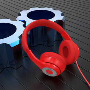 Auriculares inalámbricos 008 RED Over-Ear con ANC estéreo fuerte a prueba de agua y cancelación de ruido para DJ Sports Use estilo diadema - Product Image 2