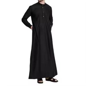 Thobe émirati de luxe, Kandura traditionnelle arabe, vêtement élégant pour homme, Jubba douce et respirante, tenue islamique moderne - Product Image 1