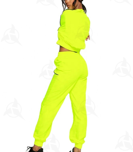 ชุดวอร์มกันลมพิมพ์ลายแขนยาวของผู้หญิงเสื้อกีฬาแบบแห้งเร็วแขนเสื้อแบบยืดหยุ่นใส่ออกกำลังกายในฤดูหนาวมีการปิดกั้นสี - Product Image 2