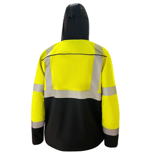 Customized <b>Hi</b> <b>Vis</b> Winter Bomber <b>Jackets</b> High Visibility Reflective CE Certified Unisex Workwear for Road Safety - Product Image 3