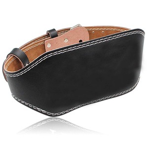 Ceinture d'haltérophilie de 6 pouces avec logo personnalisé Ceintures de gymnastique rembourrées en cuir - Product Image 4