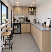 Cabane préfabriquée Apple Cabin de luxe de 26 m² sur deux étages, maison modulaire anti-corrosion, utilisation en bord de mer