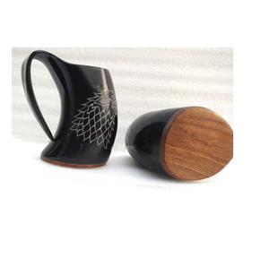 Chope à bière en corne, chope à boire en corne pour hommes et femmes, prix bas, bonne qualité, vente chaude, chope en corne naturelle, vente chaude - Product Image 2