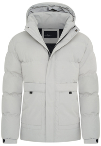 Vente en gros OEM de blouson aviateur streetwear personnalisé de haute qualité pour hommes bulle de course à capuche surdimensionnée unisexe grande taille - Product Image 2