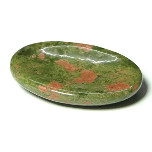 Piedra DE PREOCUPACIÓN Unakite de ágata de cuarzo de cristal Natural de alta calidad para terapia de cristal curativo y masaje Reiki - Product Image 1