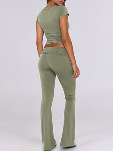 ชุดออกกำลังกายสองชิ้นสำหรับผู้หญิงชุดครอปมีฮู้ดและเลกกิ้งชุดครอปใส่ออกกำลังกาย - Product Image 6