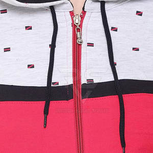 Survêtement d'hiver 100% coton pour femmes de la dernière conception du fabricant pakistanais couleurs personnalisées à capuche Style décontracté tricot solide - Product Image 6