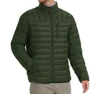 Chaqueta de Lona con Capucha para Hombre, Chaqueta Acolchada con Logotipo Personalizado en la Parte Delantera, Cálida, Ligera, OEM, Marca Privada, Ropa Deportiva para Senderismo y Campamento al Aire Libre - Product Image 4