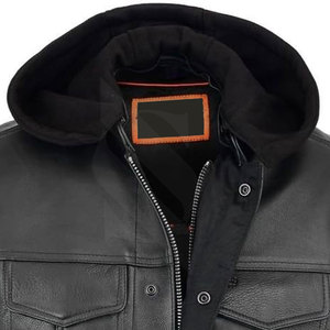 Meilleure vente pour adulte gilet en cuir respirant en cuir véritable dans un nouveau style gilet en cuir de mode de haute qualité - Product Image 6