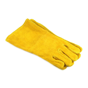 ถุงมือเชื่อมหนังแท้แบบเต็มนิ้วสีเหลืองถุงมือเชื่อมหนังใส่สบาย - Product Image 1