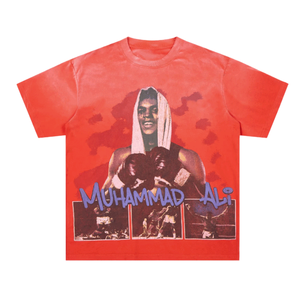 เสื้อยืดโอเวอร์ไซส์ผ้าฝ้าย 100% หนานุ่ม ขายดี พิมพ์ลายตามสั่ง สตรีทแวร์ผู้ชาย กันยับ - Product Image 1