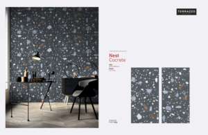 กระเบื้องพอร์ซเลนพรีเมียมลายแกะสลักแบบเทอร์ราซโซ NEST - Product Image 2