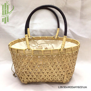 Sac à main vintage écologique fait à la main en forme de carex - Product Image 4