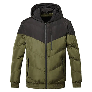 Abrigo acolchado con capucha de invierno para hombre, chaqueta gruesa, cálida, impermeable, a prueba de viento, con aislamiento, ropa de moda informal para exteriores - Product Image 1