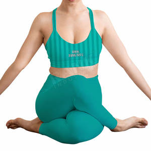Conjunto de Yoga de Corte Holgado para Entrenamiento, Ropa Deportiva Informal para el Hogar, Conjuntos de Yoga para Mujer en Venta en Línea - Product Image 6