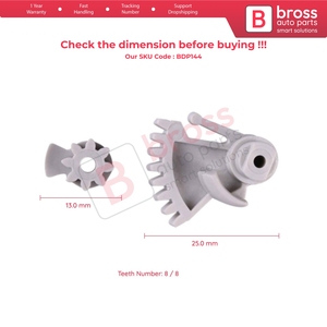 Engranajes de Reparación del Motor del Actuador de la Cerradura de la Puerta Delantera o Trasera Izquierda BDP144 para Linea, Albea, Palio, Siena 178, Punto 199, 51910171 - Product Image 5