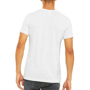 Para el siguiente nivel personalizado Unisex Tri-Blend manga corta cuello redondo Jersey camiseta 6040 modelo calidad básica para hombres camiseta personalizada - Product Image 5