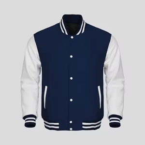 Chaqueta Bomber Varsity Bordada con Chenilla Letterman para Hombre OEM, crea tus propias chaquetas de estilo con logotipo personalizado - Product Image 3