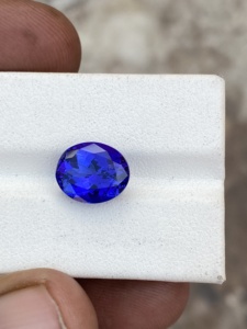 หินเจียระไนทรงไข่รูปวงรีทรงรีจากธรรมชาติขนาด11x9มม. สวยงามมาก4.80 zanite zoisite จากซูเปอร์สวยงาม - Product Image 2