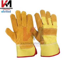 Gants de travail de sécurité personnalisés en cuir de chèvre de qualité supérieure, gants canadiens pour usage industriel, cuir résistant, prêts pour l'hiver - Product Image 5