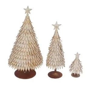 Ornement de Noël en métal pour table, décoration de fête de Noël, arbre de Noël de luxe - Product Image 1