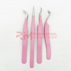 RMI Lash Extensions Pincettes Set Acier Inoxydable Straight & Boot Volume Tweezers Professional Volume Eyelash Extensions Tweezers - Product Image 1