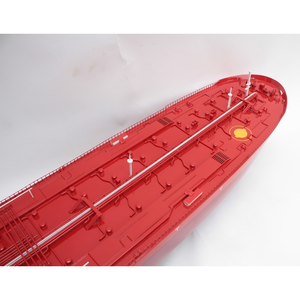 โมเดลเรือบรรทุกน้ำมัน KNOCK NEVIS งานฝีมือไม้กระถินเทศ ดีไซน์เรือเดินสมุทร ของตกแต่งบ้าน ของที่ระลึก ของขวัญ เทคนิคการทาสี ผลิตในเวียดนาม - Product Image 4