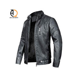 Chaqueta de Cuero de Diseño de Moda para Hombre, Chaqueta de Cuero PU para Mujer, Chaqueta de Motociclista de Cuero Vacuno de Primera Calidad - Product Image 6
