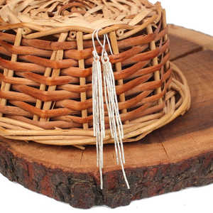 ต่างหูเงินแท้ 92.5 ดีไซน์เก๋ รูปทรงโคมระย้า น้ำหนัก 4.77 กรัม - Product Image 5