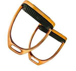 Étriers d'équitation en plastique d'entraînement légers et réglables poignée de sécurité approvisionnement OEM d'usine équestre - Product Image 5